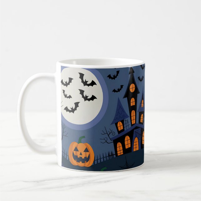 Halloween Kaffeetasse (Links)
