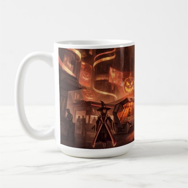 Halloween Kaffeetasse (Links)