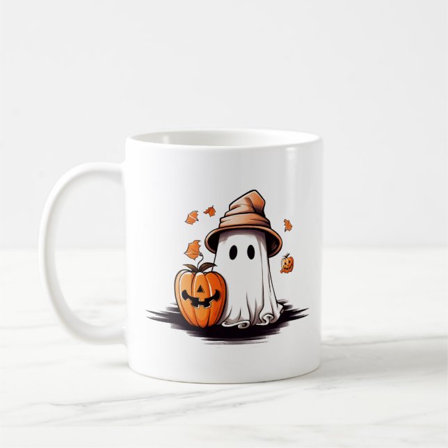 Halloween Kaffeetasse (Links)