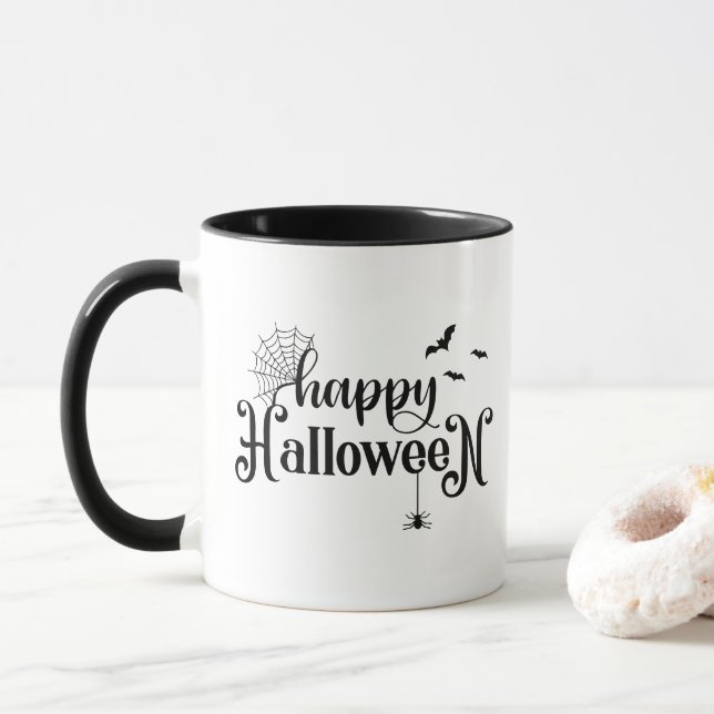 Halloween-Kaffeetasse Tasse (Mit Donut)