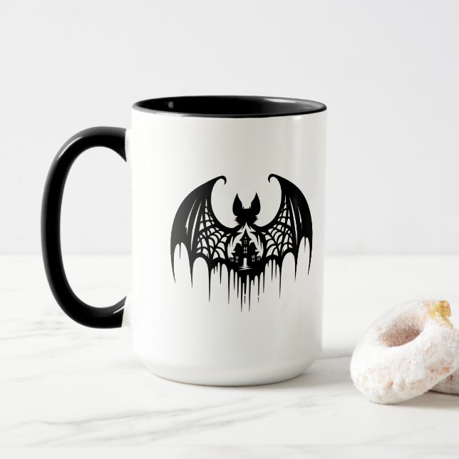 Halloween-Kaffeetasse Tasse (Mit Donut)