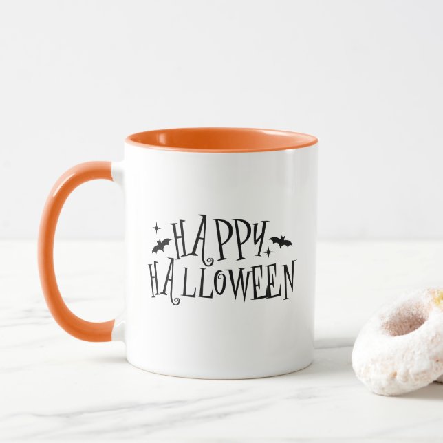 Halloween-Kaffeetasse Tasse (Mit Donut)