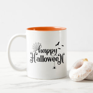 Halloween-Kaffeetasse Zweifarbige Tasse