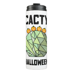 Halloween-Kaktus Thermosbecher