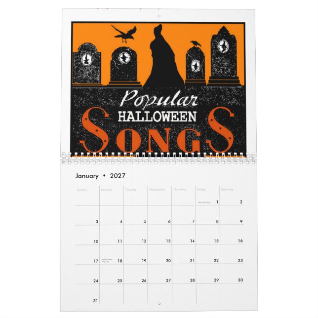 Halloween-Kalender Kalender (Jan 2027)