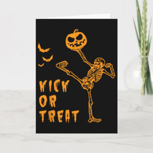 Halloween Kampfsport - Taekwondo Karte