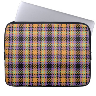 Halloween Kariert Tartan Laptopschutzhülle