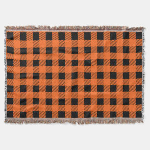Halloween Kariert Throw Blanket Decke