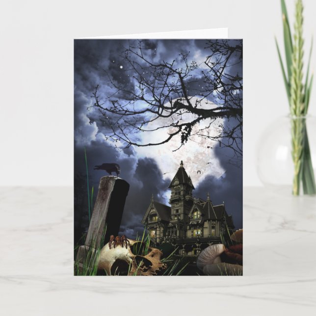 Halloween Karte (Vorderseite)