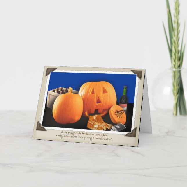 Halloween Karte (Vorderseite)