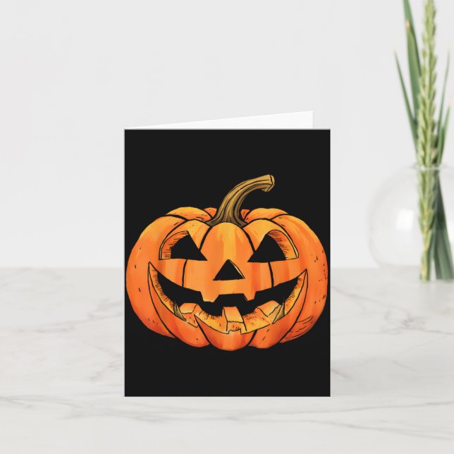 Halloween Karte (Vorderseite)