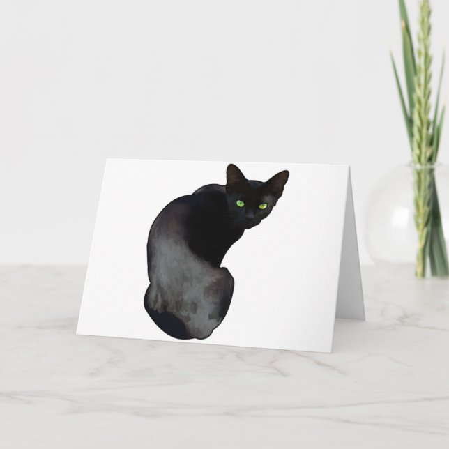 Halloween Karte (Vorderseite)