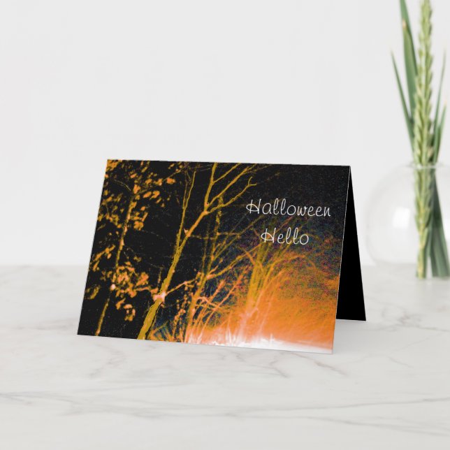 Halloween - karte (Vorderseite)