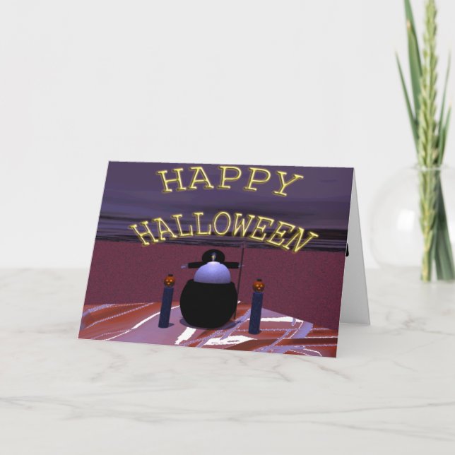 HALLOWEEN KARTE (Vorderseite)