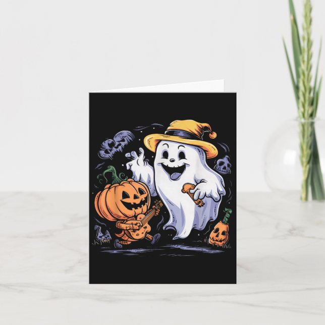 Halloween Karte (Vorderseite)
