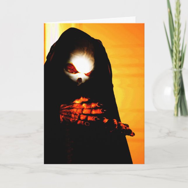 Halloween Karte (Vorderseite)