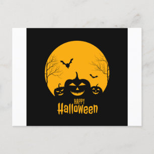 Halloween-Karte Ankündigungspostkarte