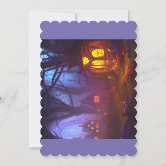 Halloween-Karte Einladung (Vorderseite)