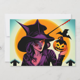 Halloween-Karte Einladung