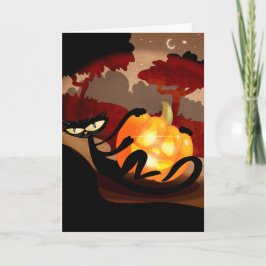 Halloween-Karte Feiertagskarte