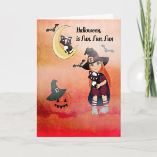 Halloween-Karte für ein junges Kind Karte