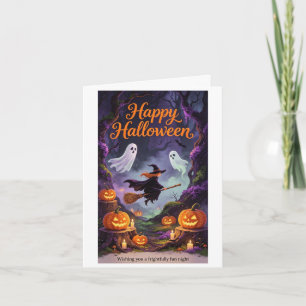 Halloween-Karte ideal für Familie oder Freunde Karte