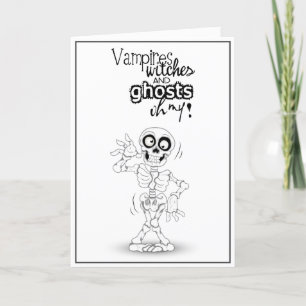 Halloween-Karte Karte