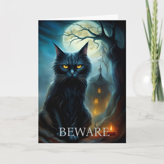 Halloween-Karte Karte (Vorderseite)