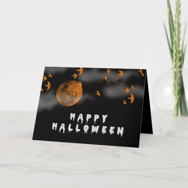 Halloween-Karte Karte (Vorderseite)