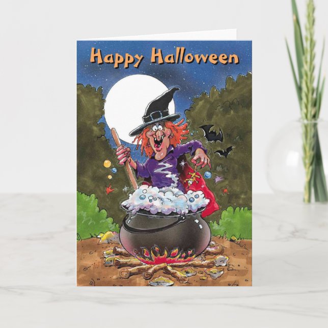 Halloween-Karte Karte (Vorderseite)