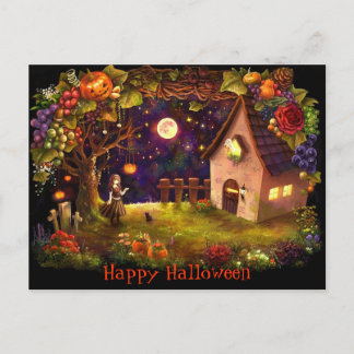 Halloween-Karte Postkarte