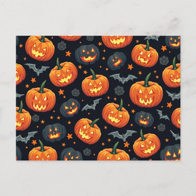 Halloween-Karte Postkarte (Vorderseite)