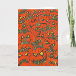 Halloween-Karte von Crazed Pumpkin "ROUGH PATCH" Karte