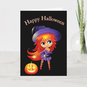 Halloween-Kartenhaut Karte