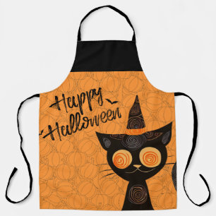 Halloween/Katz/Kürbis/Herbst Schürze