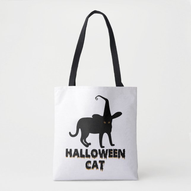 Halloween-Katze (Vorderseite)