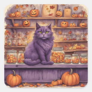 Halloween-Katze #5 Aufkleber
