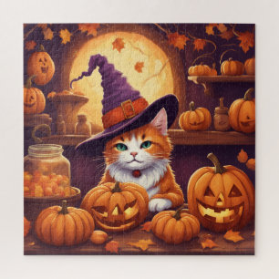 Halloween-Katze #7 Puzzle