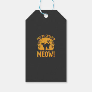 Halloween-Katze, du machst mir Angst Miauw Geschenkanhänger