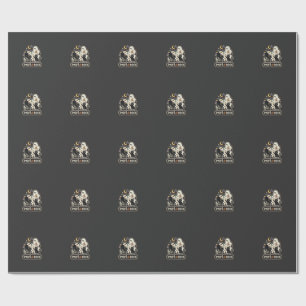 Halloween-Katze-Geist-Magie Geschenkpapier