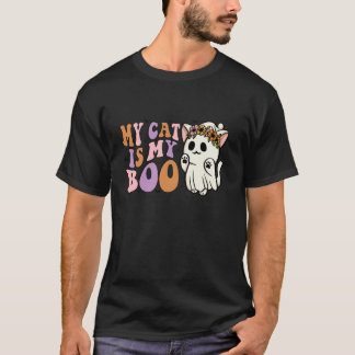 Halloween-Katze Geist Meine Katze ist mein Boo-Kat T-Shirt