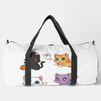 Halloween-Katze Gruselige und stilvolle Katzen-In Duffle Bag
