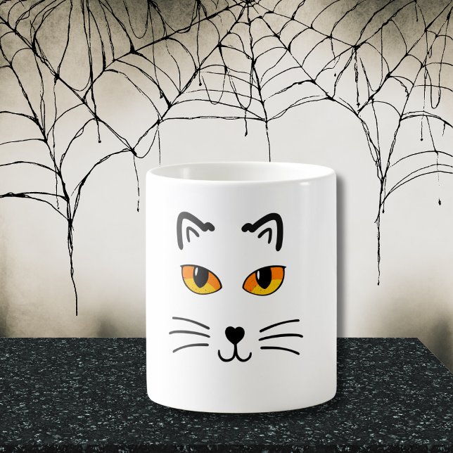 Halloween-Katze Kaffeetasse (Von Creator hochgeladen)