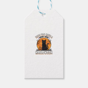 Halloween-Katze Meow-Some Vintage Sticheldesign_1 Geschenkanhänger