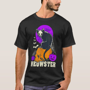 Halloween-Katze Monster Meowster Gruselige Katze T-Shirt