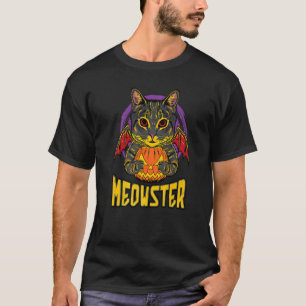 Halloween-Katze-Monster-Meowster T-Shirt