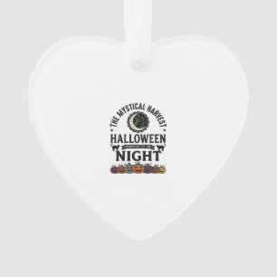Halloween-Katze Schwarze Katzen Kürbisse Vintage L Ornament