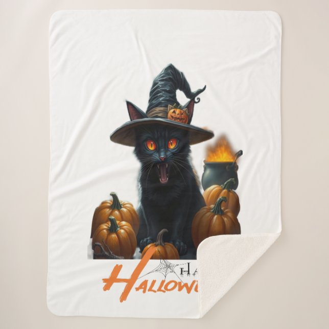 Halloween-Katze  Sherpadecke (Vorderseite)