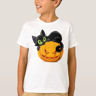 Halloween-Katze T-Shirt