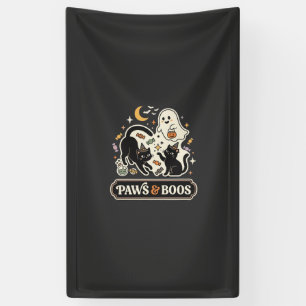 Halloween Katzen Geist Magie Banner